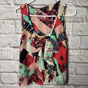 Living Doll Sleeveless Blouse Top‎ Womens Size Large